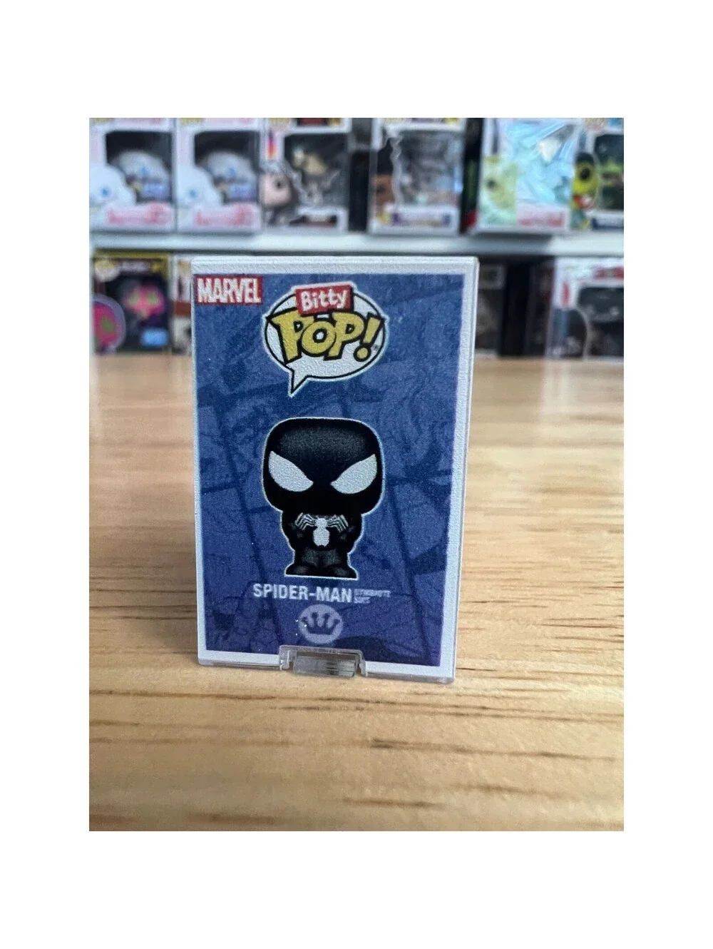 RARE BITTY 1-Inch Symbiote Suit Spider-man Funko Pop Vinyl Marvel Comics Venom